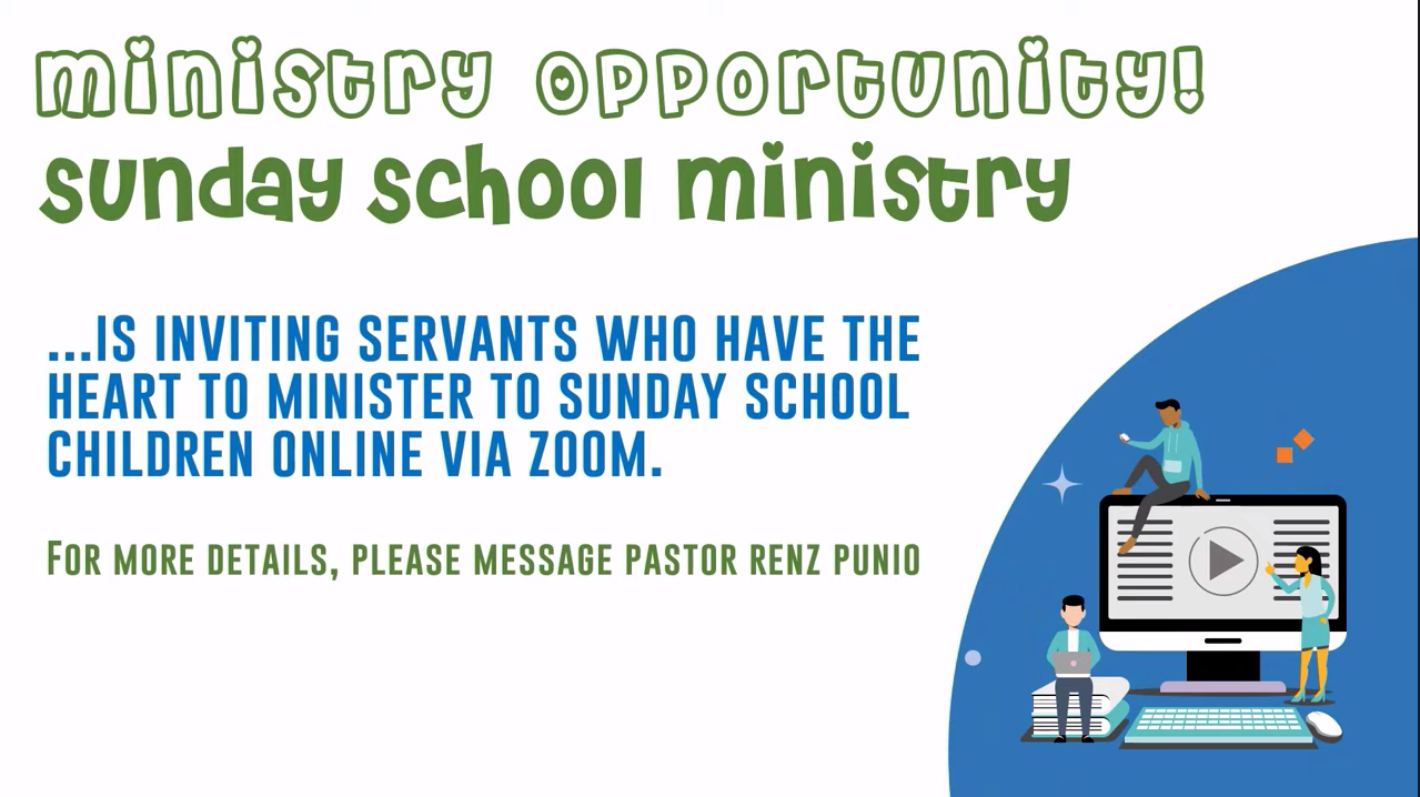 KBCF Sunday School Ministry Needs You! – Kamuning Bible Christian ...